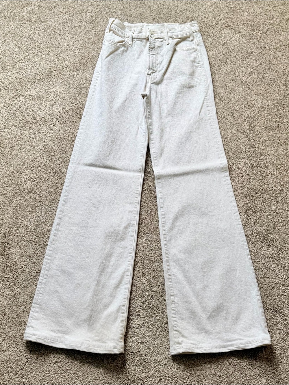 Mother denim Hustler Roller Heel Au Natural